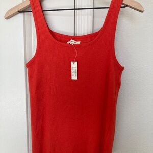 Madewell Orange tank top